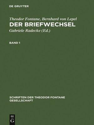 cover image of Der Briefwechsel